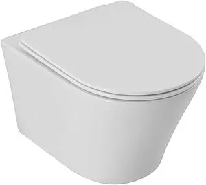 Унитаз подвесной безободковый Aquanet Zvezda Rimless белый ZV-3 Унитаз подвесной безободковый Aquanet Zvezda Rimless белый ZV-3, 1