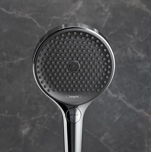 Душевая стойка Hansgrohe Rainfinity 130 3jet 90см хром/графит 27671000