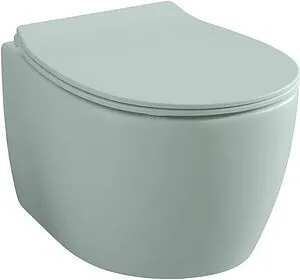 Унитаз подвесной безободковый Allen Brau Fantasy мятный 4.11004.MT, 1