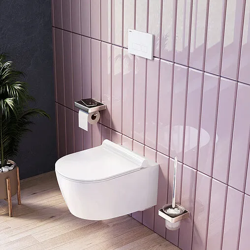 Унитаз подвесной безободковый Damixa Jupiter белый DX77C1700SC Унитаз подвесной безободковый Damixa Jupiter белый DX77C1700SC