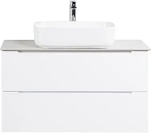 Тумба-умывальник подвесная BelBagno ETNA 100 Bianco Lucido ETNA-1000-2C-SO-BL-P+ Тумба-умывальник подвесная BelBagno ETNA 100 Bianco Lucido ETNA-1000-2C-SO-BL-P+, 1