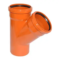 Тройник наружный D=110x110мм Угол 45° Политэк 200311045