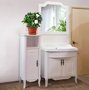 Зеркало Comforty Версаль 90 белый 00004140655CF Зеркало Comforty Версаль 90 белый 00004140655CF, 3