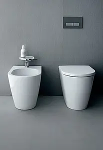 Унитаз приставной Laufen Kartell белый 8.2333.1.000.000.1 Унитаз приставной Laufen Kartell белый 8.2333.1.000.000.1, 4
