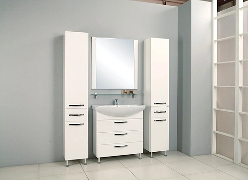 Тумба под умывальник напольная Aquaton Ария 80 H белый 1A141301AA010