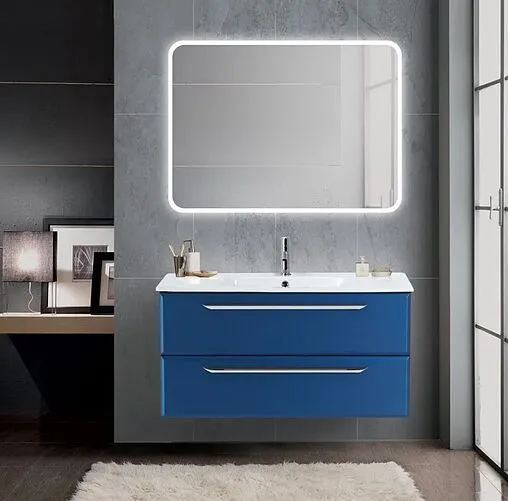 Тумба под умывальник подвесная Cezares Eco 100 Sapfiro ECO-CER-1000-2C-SO-SPF-P