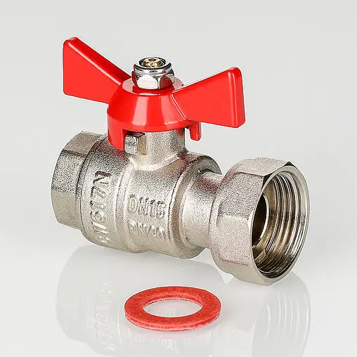 Кран шаровый с накидной гайкой ½"в x ¾"нг Valtec VT.241.N.0405 Кран шаровый с накидной гайкой ½"в x ¾"нг Valtec VT.241.N.0405