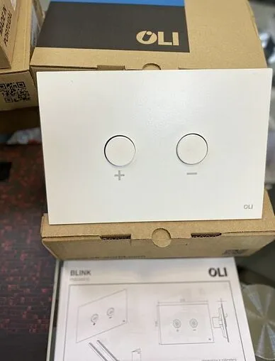 Клавиша смыва для унитаза OLI Blink 216621 белый