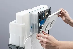 Крышка с контейнером для гигиенических таблеток Geberit DuoFresh 115.610.00.1, 4