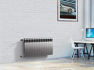 Радиатор биметаллический 12 секций Royal Thermo BiLiner 500 Silver Satin RTBSS50012 Радиатор биметаллический 12 секций Royal Thermo BiLiner 500 Silver Satin RTBSS50012, 2