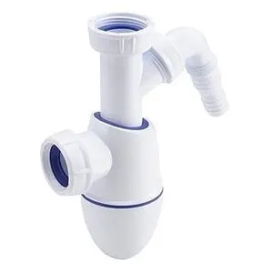 Сифон бутылочный для раковины Nicoll EASYPHON BM20 белый 0201303 Сифон бутылочный для раковины Nicoll EASYPHON BM20 белый 0201303, 1