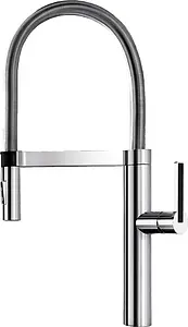 Смеситель для кухни с выдвижным изливом Blanco Culina-S нержавеющая сталь 517598, 1
