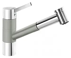 Смеситель для кухни с выдвижным изливом Blanco Tivo-s жемчужный 520755 Смеситель для кухни с выдвижным изливом Blanco Tivo-s жемчужный 520755, 1