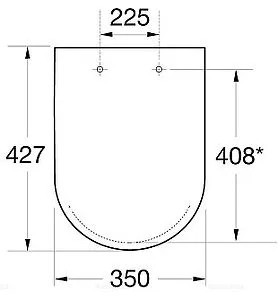 Крышка-сиденье для унитаза с микролифтом Roca Gap белый A80173200B, 2