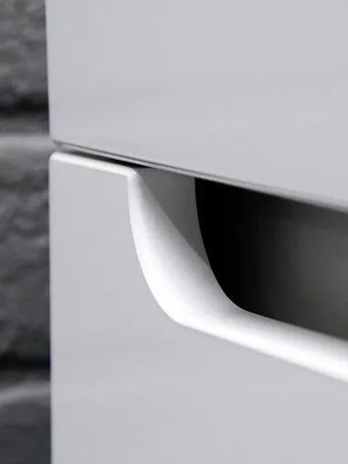 Тумба-умывальник подвесная Айсберг Веста 80 белый DV5917T+4670142930020