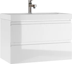 Тумба под умывальник подвесная Домино Graffo 80/Classica 80 белый DGr2105T, 1