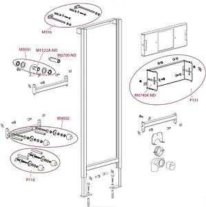 Инсталляция для писсуара AlcaPlast A107/1120, 3