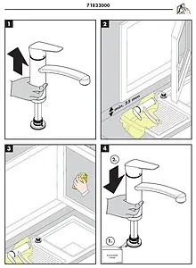 Смеситель для кухни для установки перед окном Hansgrohe Logis M31 160 1jet хром 71833000 Смеситель для кухни для установки перед окном Hansgrohe Logis M31 160 1jet хром 71833000, 3