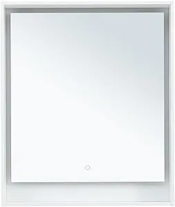 Зеркало с подсветкой Aquanet Милан 70 белый глянец 00336391, 2