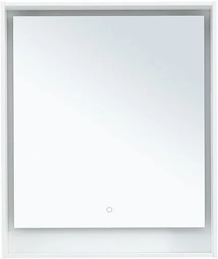Зеркало с подсветкой Aquanet Милан 70 белый глянец 00336391