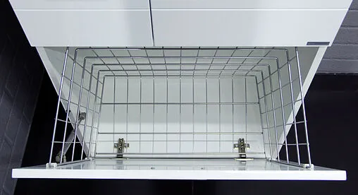 Шкаф-пенал напольный Домино Cube 60 белый DC5014P