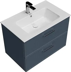 Тумба-умывальник подвесная Kerama Marazzi Piano Classic 75 ясень синий PIA.CL.75\BLU.M+PI.wb.75 Тумба-умывальник подвесная Kerama Marazzi Piano Classic 75 ясень синий PIA.CL.75\BLU.M+PI.wb.75, 4