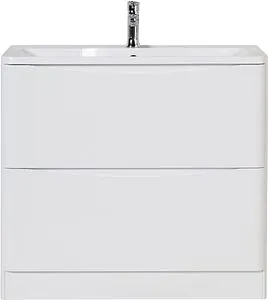 Тумба-умывальник подвесная BelBagno ACQUA 100 Bianco Lucido ACQUA-1000-2C-PIA-BL+ Тумба-умывальник подвесная BelBagno ACQUA 100 Bianco Lucido ACQUA-1000-2C-PIA-BL+, 1