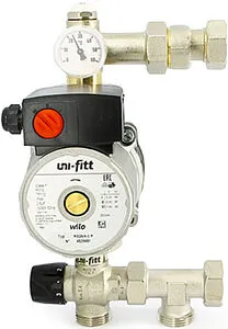 Узел насосно-смесительный с насосом Wilo Star RS 25/6-130 Uni-fitt Solomix X 473W0802, 1