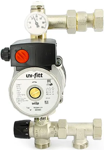 Узел насосно-смесительный с насосом Wilo Star RS 25/6-130 Uni-fitt Solomix X 473W0802
