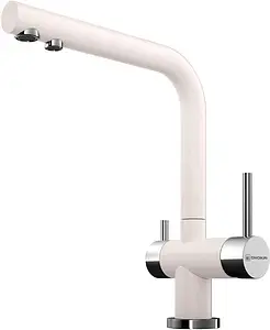 Смеситель для кухни с подключением к фильтру Omoikiri Nagano-PA пастила/хром 4994216, 1