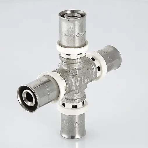 Крестовина пресс редукционная 20мм x 16мм x 20мм x 16мм Valtec VTm.241.N.201620 Крестовина пресс редукционная 20мм x 16мм x 20мм x 16мм Valtec VTm.241.N.201620