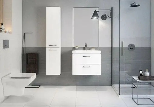 Тумба-умывальник подвесная Cersanit Lara 50 белый 64131+