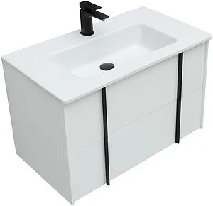 Тумба-умывальник подвесная Allen Brau Reality 70 белый 1.32004.WM+, 4