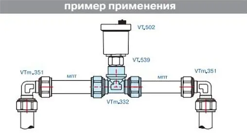 Тройник компрессионный переходной 32мм x 1¼"в x 32мм Valtec VTm.332.N.320732 Тройник компрессионный переходной 32мм x 1¼"в x 32мм Valtec VTm.332.N.320732