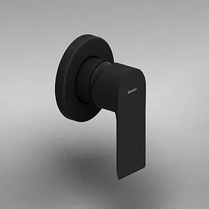 Смеситель для душа скрытого монтажа Damixa Apollo чёрный матовый 477500300, 3