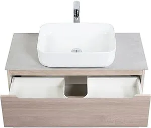 Тумба-умывальник подвесная BelBagno ETNA 80 Rovere Grigio ETNA-800-2C-SO-RG-P+ Тумба-умывальник подвесная BelBagno ETNA 80 Rovere Grigio ETNA-800-2C-SO-RG-P+, 4