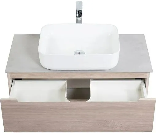 Тумба-умывальник подвесная BelBagno ETNA 80 Rovere Grigio ETNA-800-2C-SO-RG-P+