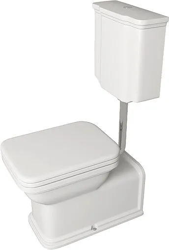 Унитаз-компакт с высоким бачком Kerasan Waldorf белый