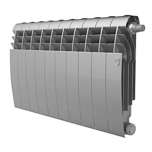 Радиатор биметаллический 10 секций нижнее правое подключение Royal Thermo Biliner 350 VR80 Silver Satin RTBSSVR8035010 Радиатор биметаллический 10 секций нижнее правое подключение Royal Thermo Biliner 350 VR80 Silver Satin RTBSSVR8035010, 1