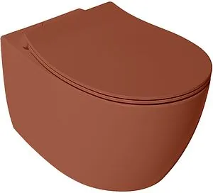 Крышка-сиденье для унитаза с микролифтом ISVEA D80 терракотовый 40D80548I-S, 3