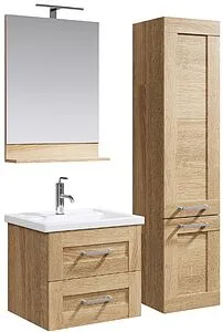 Шкаф-пенал подвесной Aqwella Foster 35 дуб сонома FOS0535DS Шкаф-пенал подвесной Aqwella Foster 35 дуб сонома FOS0535DS, 3