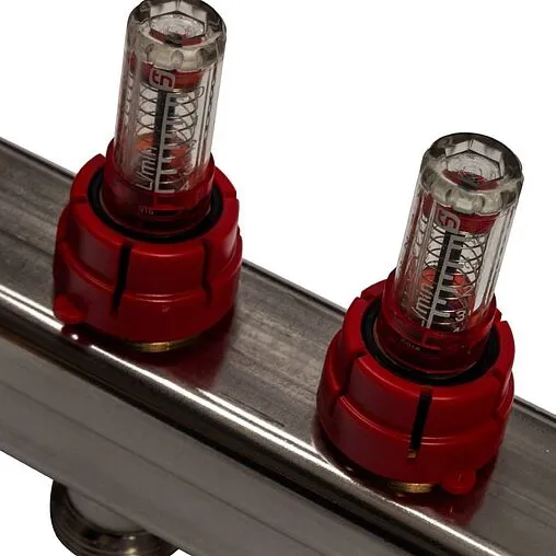 Группа коллекторная с расходомерами 11 отводов 1&quot;в/в x ¾&quot;ек Stout SMS 0907 000011