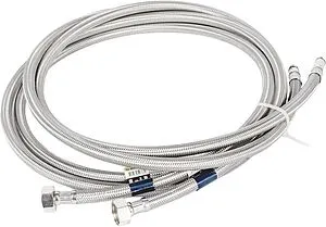 Гибкая подводка для смесителя (пара) Monoflex PEX 12мм 1.5м x ½&quot;в x М10x1 L17/34мм Н01554, 4