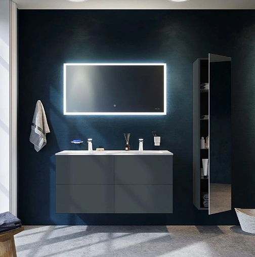 Тумба под умывальник подвесная Am.Pm Spirit 2.0 120 графит M70AFHD1202GM