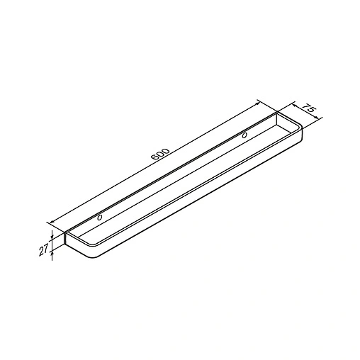 Полотенцедержатель Damixa Jupiter чёрный матовый/алюминий DA77346400
