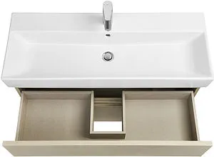 Тумба-умывальник подвесная Roca Oleta 100 капучино A857641515+ Тумба-умывальник подвесная Roca Oleta 100 капучино A857641515+, 2