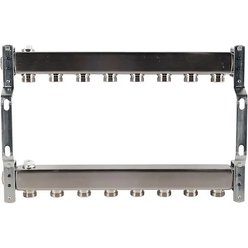 Группа коллекторная распределительная 8 отводов 1&quot;в/в x ¾&quot;ек Rommer RMS-4401-000008