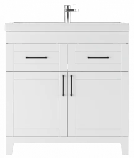 Тумба-умывальник напольный Домино Charlie 80 белый DCh2501T+4627173210188