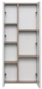 Шкаф Aquaton Мишель 43 белый/дуб эндгрейн 1A244203MIX40 Шкаф Aquaton Мишель 43 белый/дуб эндгрейн 1A244203MIX40, 3