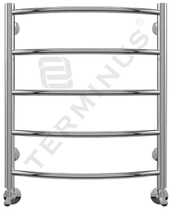 Полотенцесушитель водяной лесенка Terminus Классик П5 500х596 полированная сталь 4670030726247, 1